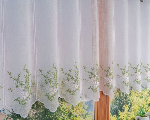 ZAZDROSTKA NATURAL HAFTOWANE STOKROTKI  35/60/90CM  (cena za 0,50mb)