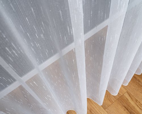 FIRANA MARKIZETA NOPKI BIEL SREBRO  320CM