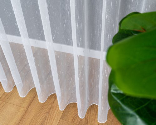 FIRANA MARKIZETA NOPKI BIEL SREBRO  320CM