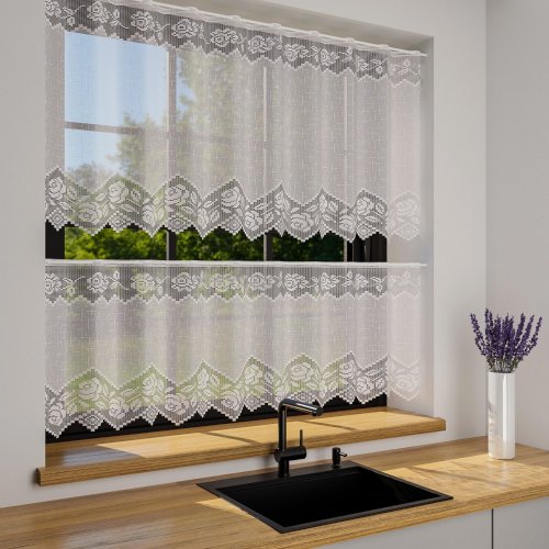 ZAZDROSTKA ŻAKARD RÓŻA 35/50/70CM (cena za 0,50mb)