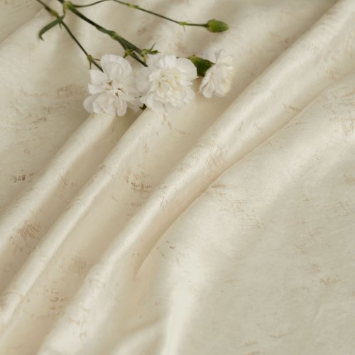 ZASŁONA GLOSS VELUR BŁYSK DRUK cream DO 300CM