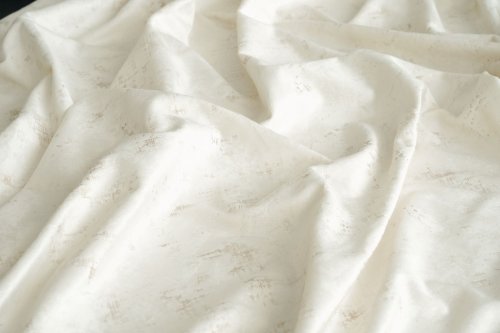 ZASŁONA GLOSS VELUR BŁYSK DRUK cream DO 300CM