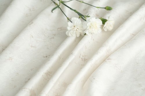 ZASŁONA GLOSS VELUR BŁYSK DRUK cream DO 300CM