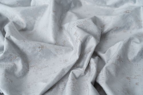 ZASŁONA GLOSS VELUR BŁYSK DRUK steel DO 300CM