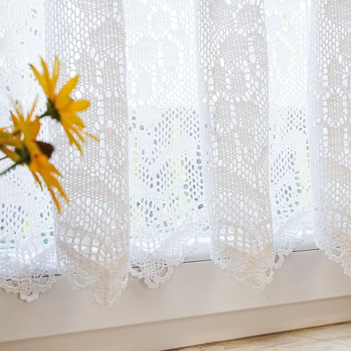ZAZDROSTKA INKA KORONKA AŻUR  BIAŁA metraż (cena za 0,50mb)