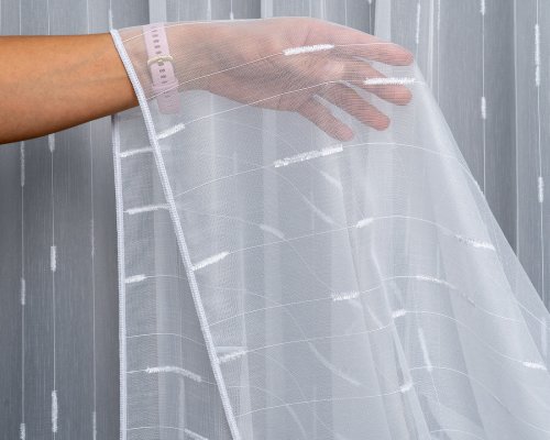 FIRANA LINIE PION SZCZOTKI  TŁO biel OŁ. 300CM