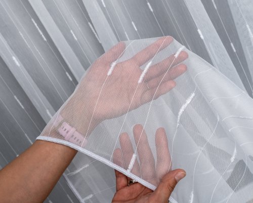 FIRANA LINIE PION SZCZOTKI  TŁO biel OŁ. 300CM