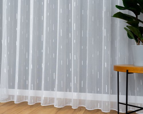 FIRANA LINIE PION SZCZOTKI  TŁO biel OŁ. 300CM