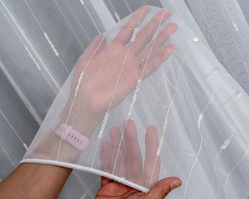 FIRANA LINIE PION SZCZOTKI  TŁO BIEL ZŁOTO OŁ. 300CM