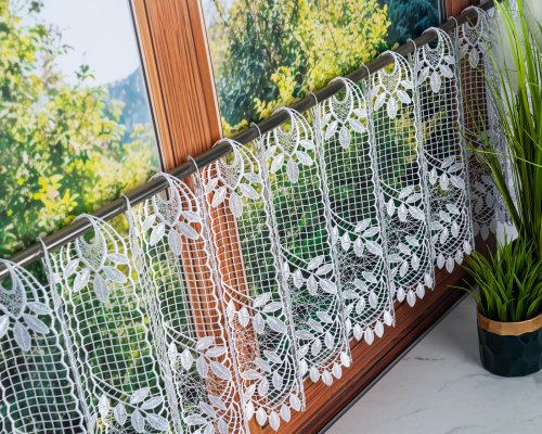 ZAZDROSTKA GIPIURA ELWIRA BIEL 40/60/80CM  (cena za 0,50mb)