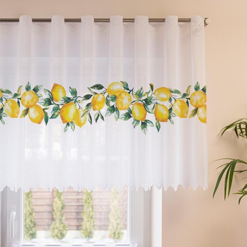 ZAZDROSTKA ŻAKARD CYNTRYNA 50CM/70CM  (cena za 0,50mb)