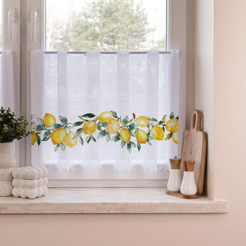 ZAZDROSTKA ŻAKARD CYNTRYNA 50CM/70CM  (cena za 0,50mb)