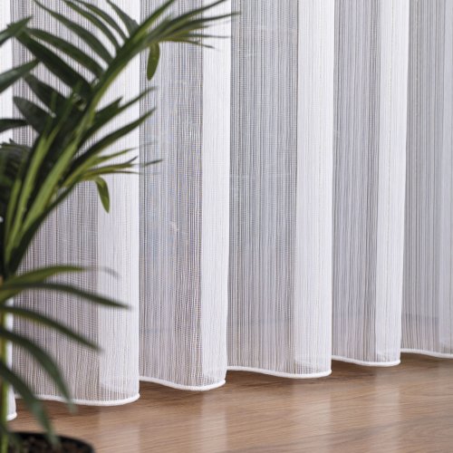 FIRANA BIAŁA POŁYSK FANTAZYJNA SREBRO OŁ. 300CM