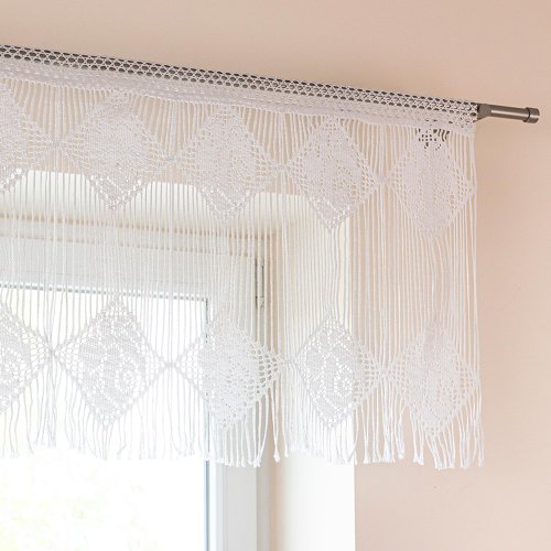 ZAZDROSTKA NERI KORONKA AŻUR  BIAŁA metraż 40CM/60CM(cena za 0,50mb)