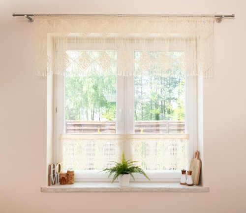 ZAZDROSTKA NERI KORONKA AŻUR  ECRU metraż 40CM/60CM(cena za 0,50mb)