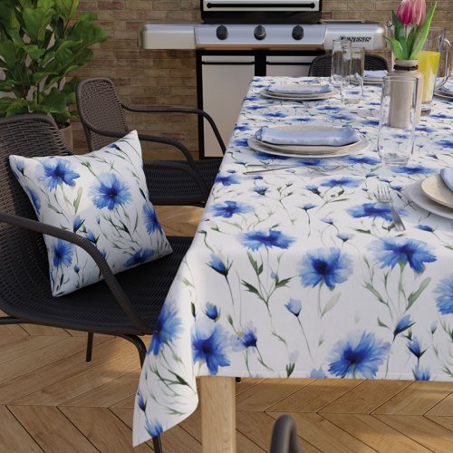 Obrus chabry niebieskie 140x180m