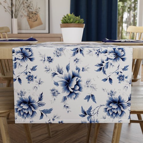 Obrus floresa niebieska 140x180m