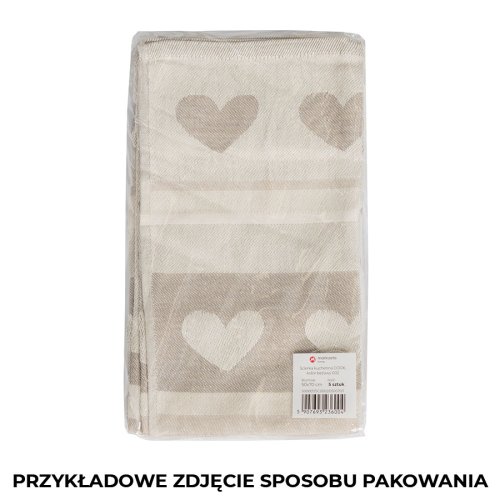 Ścierka kuchenna 50x70cm 1szt CYTRYNA BEŻOWA 002