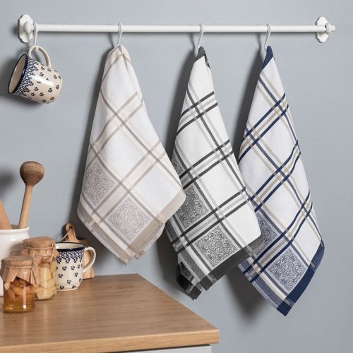 Ścierka kuchenna 50x70cm 1szt MAJOLIKA GRANAT 003