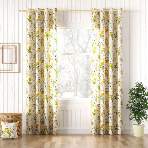 ZASŁONA CYTRYNA GAŁĄZKA 140cm