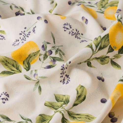 ZASŁONA CYTRYNA GAŁĄZKA 140cm