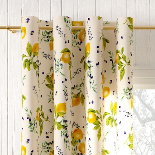 ZASŁONA CYTRYNA GAŁĄZKA 140cm