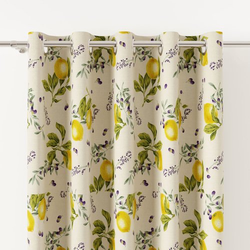 ZASŁONA CYTRYNA GAŁĄZKA 140cm