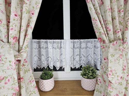 ZAZDROSTKA ŻAKARD RÓŻA 35/50/70CM (cena za 0,50mb)