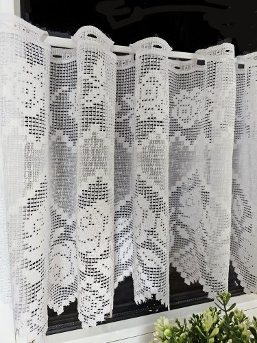 ZAZDROSTKA ŻAKARD RÓŻA 35/50/70CM (cena za 0,50mb)