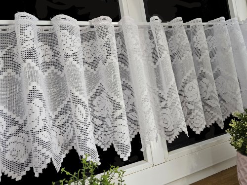 ZAZDROSTKA ŻAKARD RÓŻA 35/50/70CM (cena za 0,50mb)