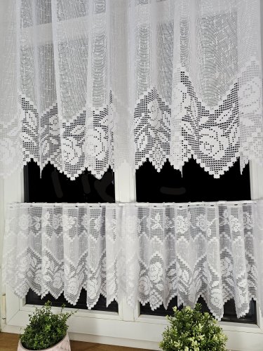 ZAZDROSTKA ŻAKARD RÓŻA 35/50/70CM (cena za 0,50mb)