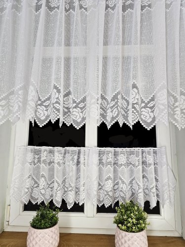 ZAZDROSTKA ŻAKARD RÓŻA 35/50/70CM (cena za 0,50mb)