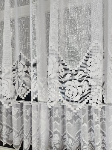 ZAZDROSTKA ŻAKARD RÓŻA 35/50/70CM (cena za 0,50mb)