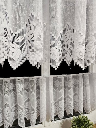 ZAZDROSTKA ŻAKARD RÓŻA 35/50/70CM (cena za 0,50mb)