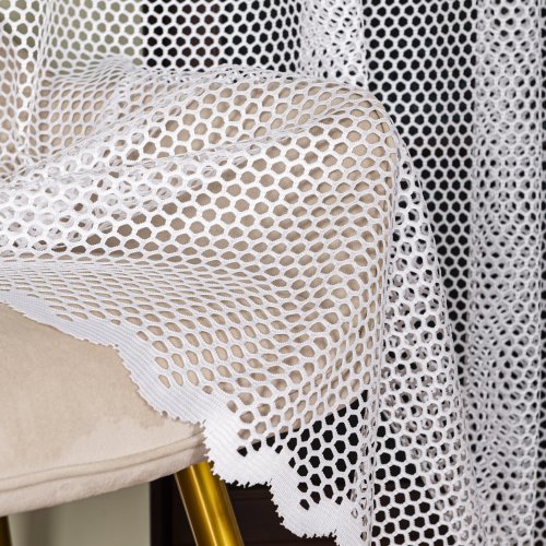 Firana żakard siatka oczka  250cm