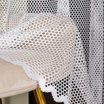 Firana żakard siatka oczka  250cm