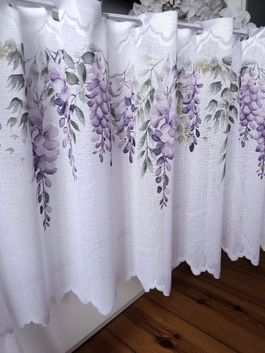 ZAZDROSTKA ŻAKARD WISTERIA 50CM/70CM  (cena za 0,50mb)