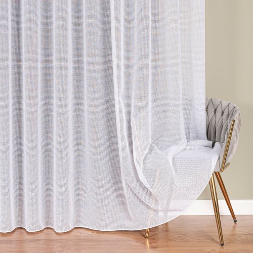 FIRANA BUKLA SIATKA SREBRNA NITKA  250CM