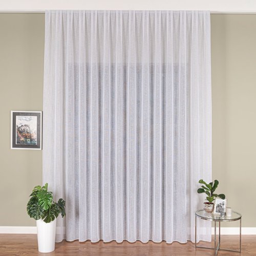 FIRANA BUKLA SIATKA SREBRNA NITKA  250CM