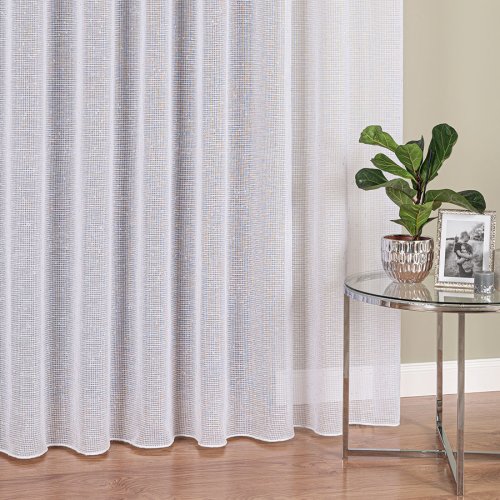 FIRANA BUKLA SIATKA SREBRNA NITKA  250CM