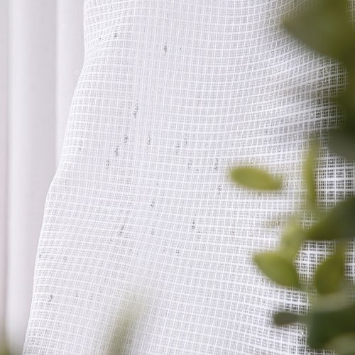 FIRANA BUKLA SIATKA SREBRNA NITKA  250CM