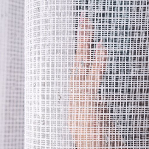 FIRANA BUKLA SIATKA SREBRNA NITKA  250CM