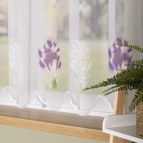 FIRANA ŻAKARD LAWENDA  150CM