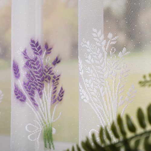 FIRANA ŻAKARD LAWENDA  150CM