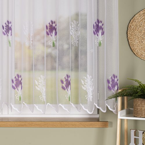 FIRANA ŻAKARD LAWENDA  150CM