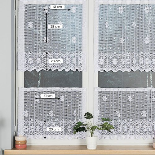 ZAZDROSTKA ŻAKARD KWIAT 50/70CM (cena za 0,50mb)