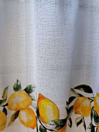 ZAZDROSTKA ŻAKARD CYNTRYNA 50CM/70CM  (cena za 0,50mb)