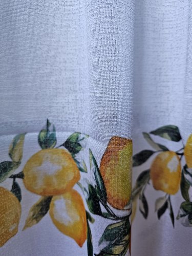 ZAZDROSTKA ŻAKARD CYNTRYNA 50CM/70CM  (cena za 0,50mb)