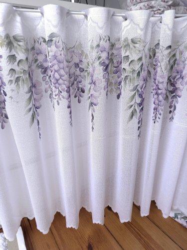 ZAZDROSTKA ŻAKARD WISTERIA 50CM/70CM  (cena za 0,50mb)