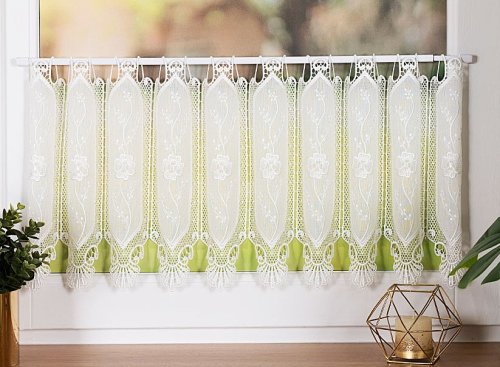 ZAZDROSTKA HAFTOWANA KOLOR NATURAL PANEL MIRA 30CM (cena za 0,50mb)